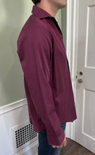 Load image into Gallery viewer, Burgundy/Plaid Mingle Dress Shirt
