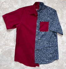 Load image into Gallery viewer, Red/Blue Floral Mingle Dress Shirt
