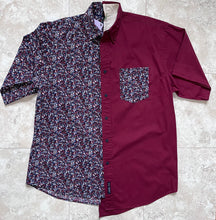 Load image into Gallery viewer, Burgundy Floral Mingle Dress Shirt
