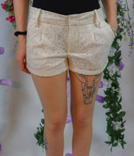 Load image into Gallery viewer, White Lace Shorts
