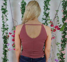 Load image into Gallery viewer, Maroon Front Cinch Tank
