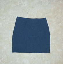 Load image into Gallery viewer, Navy Blue Floral Textured Skirt
