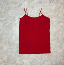 Load image into Gallery viewer, Red Tank w/ Side Cinch Detail
