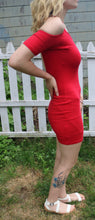Load image into Gallery viewer, Red Bodycon Dress
