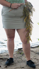Load image into Gallery viewer, Distressed Khaki Skirt
