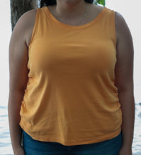 Load image into Gallery viewer, Sunflower Yellow Tank w/ Side Cinches
