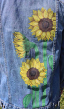 Load image into Gallery viewer, Sunflower Denim Jacket
